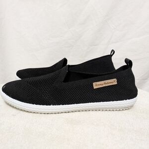 Tommy Bahama Black Slip On Knit Sneakers Size 9